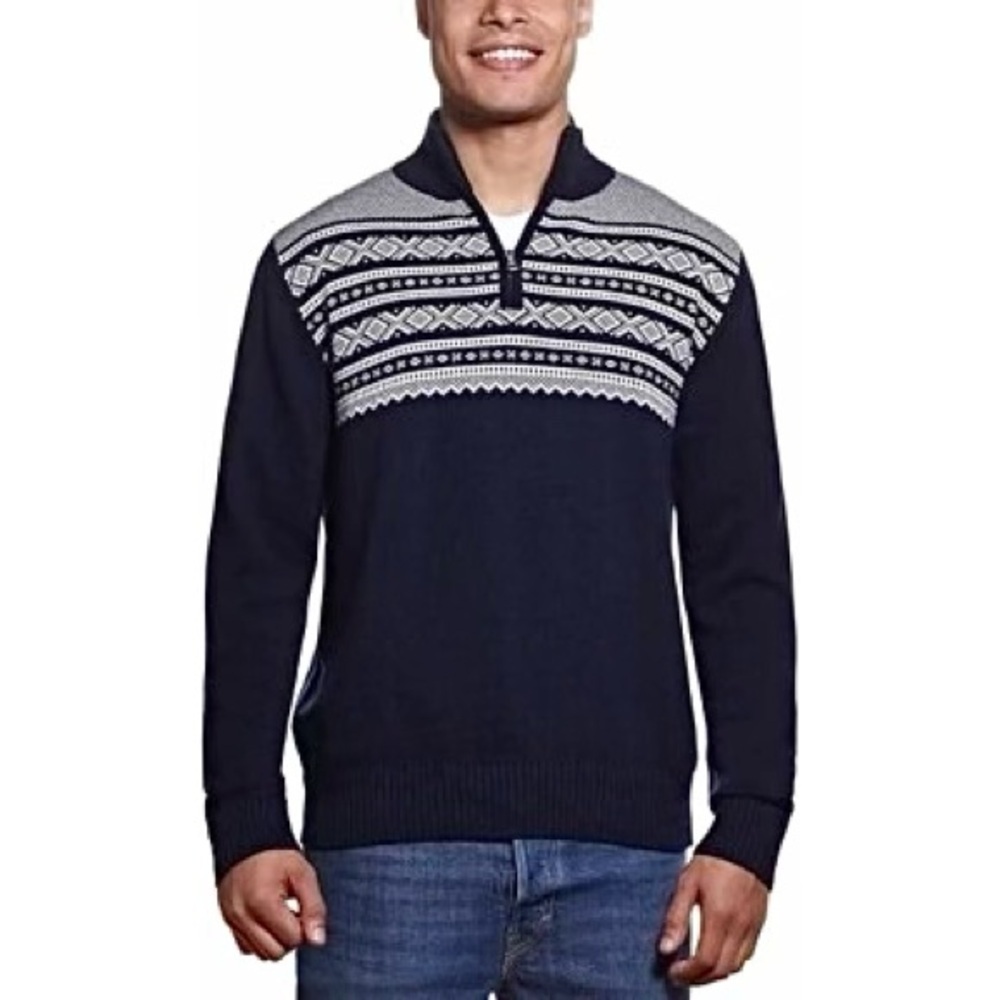 NWT Original Weatherproof Vintage Quarter Zip Sweater